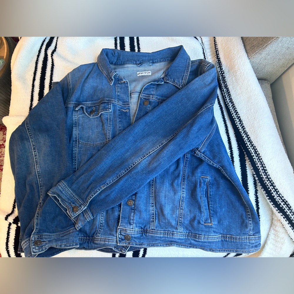 Ava & Viv Blue Jean Jacket